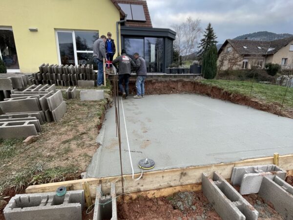 CRÉATION DE DALLES 600X450 | AS constructions Travaux de second et gros œuvre à proximité de Strasbourg et Obernai Colmar 1